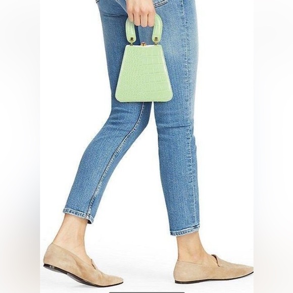 NWT STAUD KENNY BAG IN IN PISTACHIO GREEN  bag handbag pochette - Picture 3 of 3